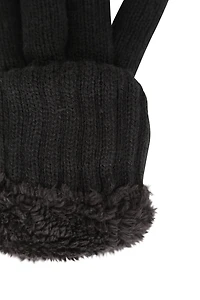 Mens IsoTherm Fur Lined Gloves