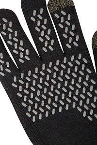 Mens Knitted Waterproof Grip Gloves