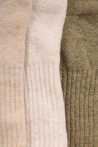 Outdoor Womens Merino Mid-Calf Socks 3-Pack