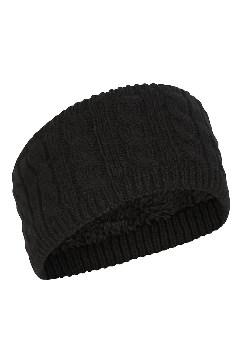 Plush Fur Lined Womens Headband