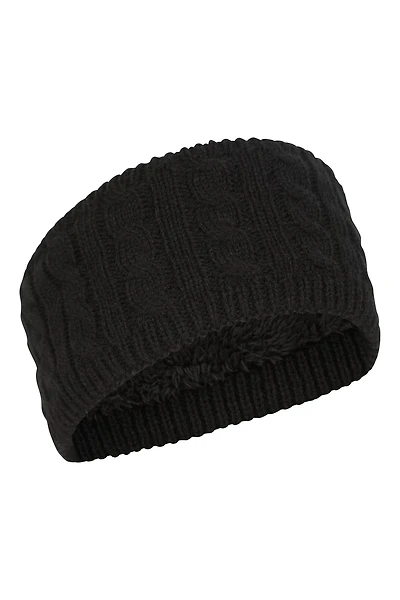 Plush Fur Lined Womens Headband