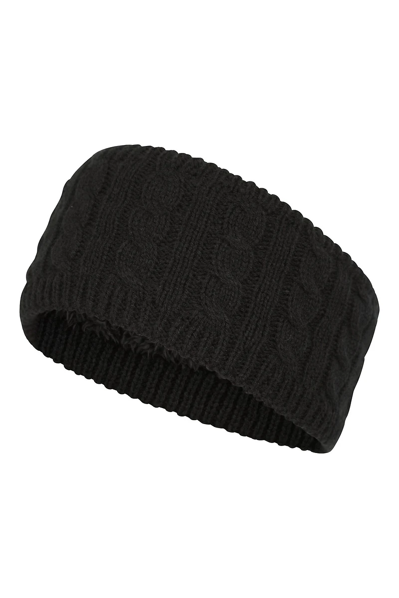 Plush Fur Lined Womens Headband
