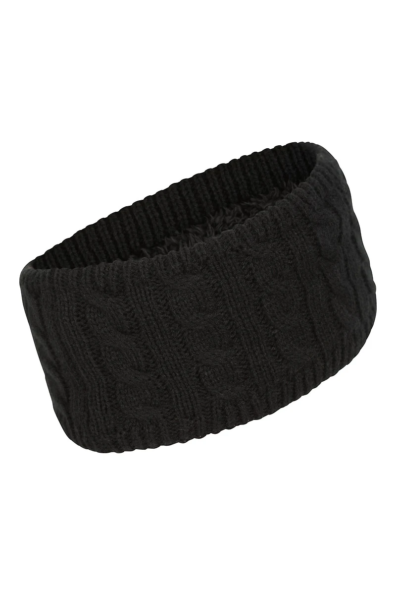 Plush Fur Lined Womens Headband