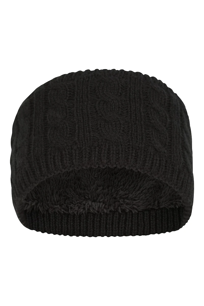 Plush Fur Lined Womens Headband
