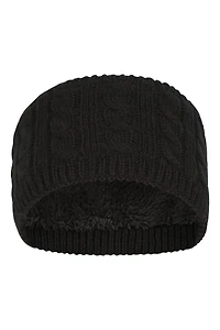 Plush Fur Lined Womens Headband