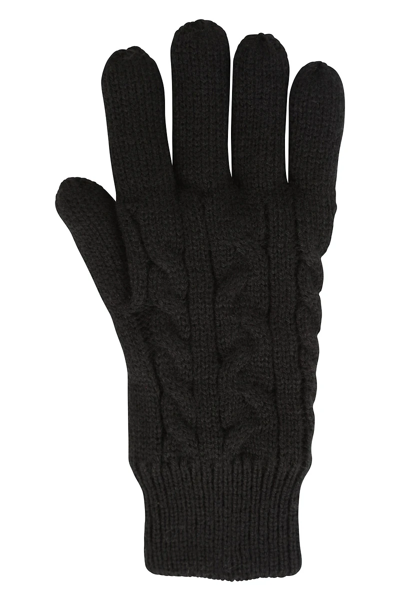 IsoTherm Womens Plush Fur-Lined Gloves
