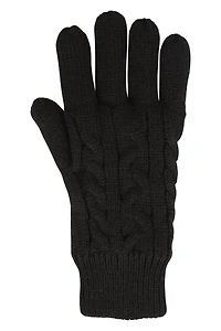 IsoTherm Womens Plush Fur-Lined Gloves