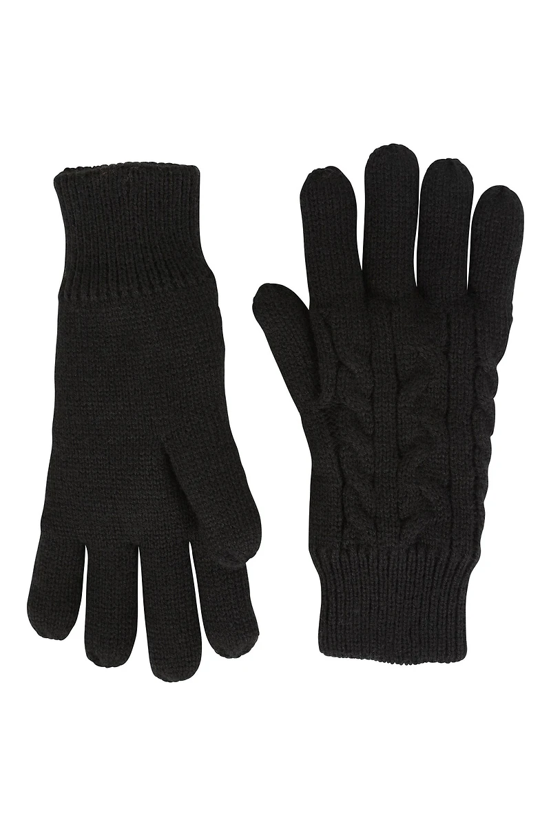 IsoTherm Womens Plush Fur-Lined Gloves
