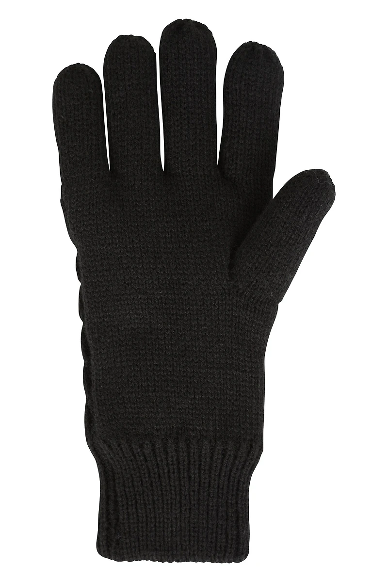IsoTherm Womens Plush Fur-Lined Gloves