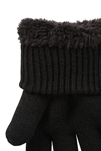 IsoTherm Womens Plush Fur-Lined Gloves