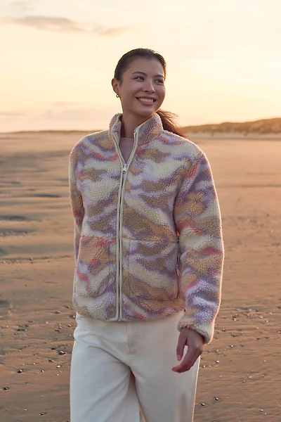 Hennie Women's Printed Sherpa Jacket