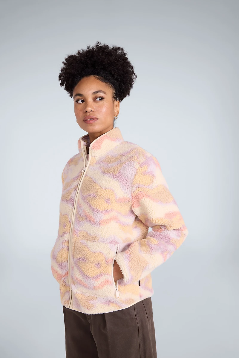 Hennie Women's Printed Sherpa Jacket