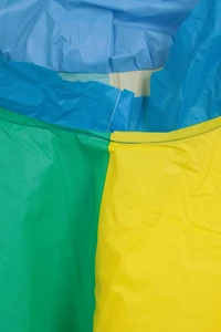 Rainbow Rain Poncho