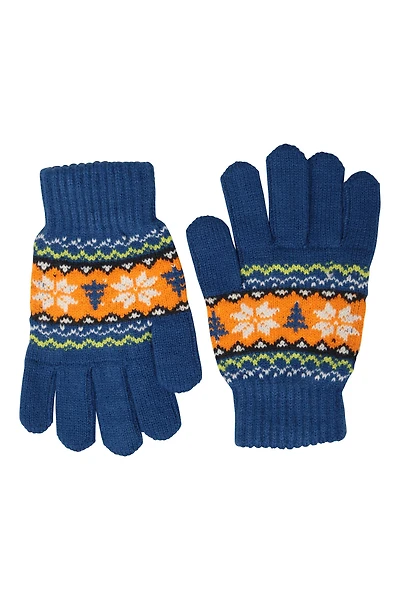 Fairisle Kids Gloves
