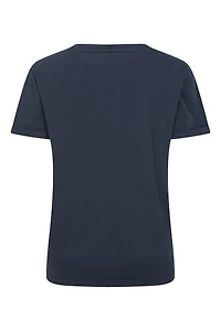 Floral Bee Womens Loose Fit T-Shirt
