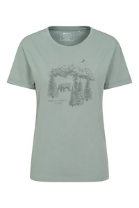 Forest Bear Womens Loose Fit T-Shirt