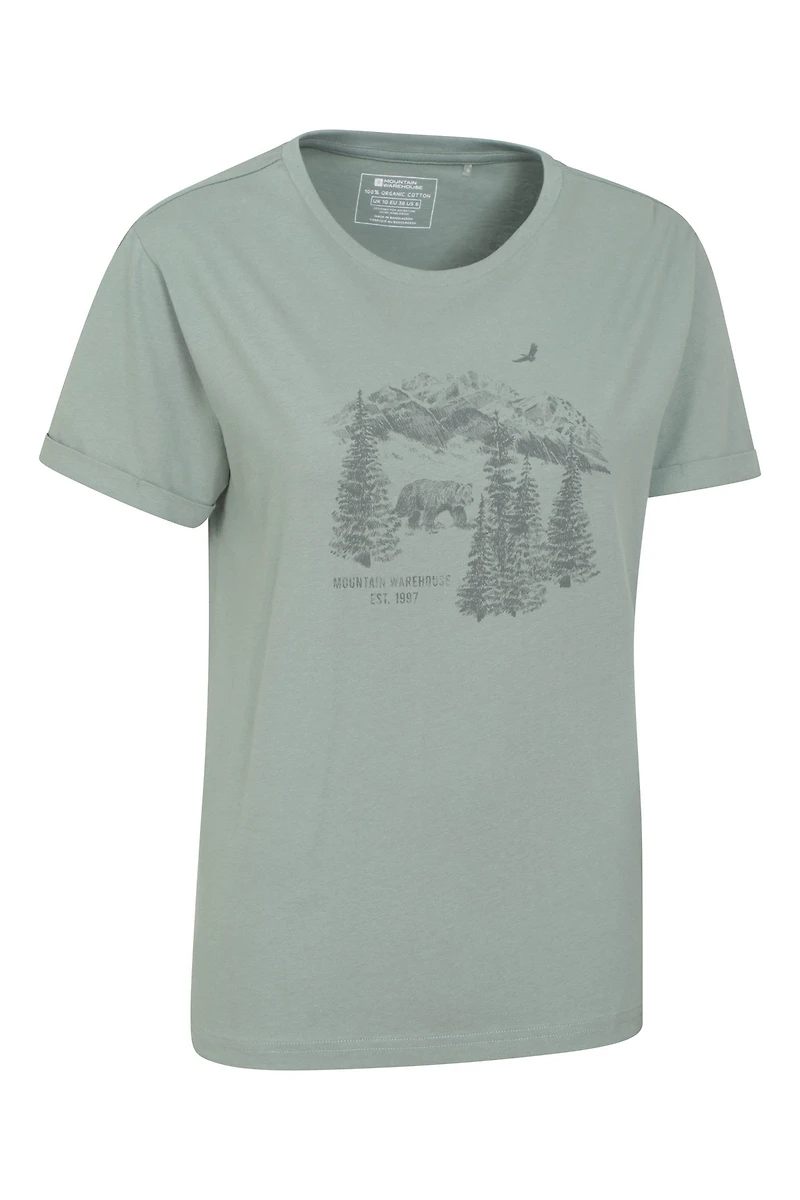 Forest Bear Womens Loose Fit T-Shirt