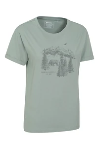 Forest Bear Womens Loose Fit T-Shirt