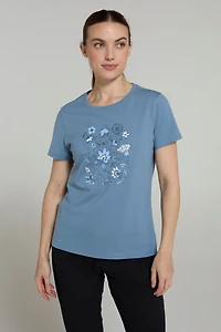 Paisley Floral Womens T-Shirt