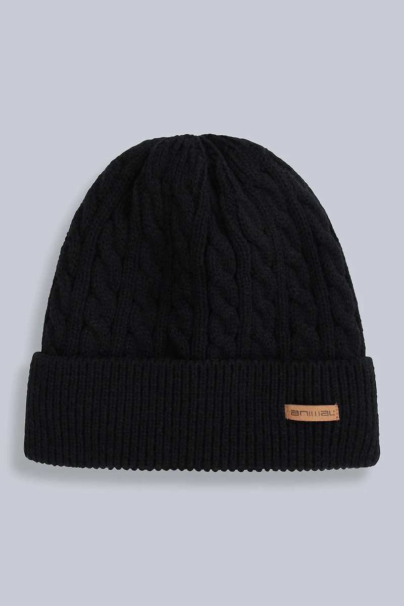 Drew Fur Lined Cable Beanie