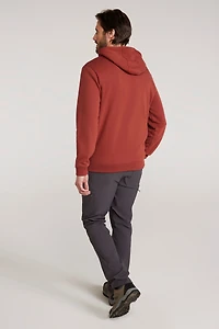 Adventure Mens Mountain Graphic Full Zip Hoodie