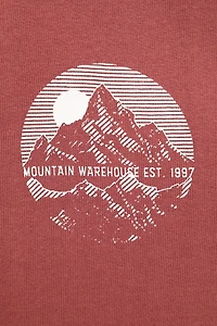 Adventure Mens Mountain Graphic Full Zip Hoodie