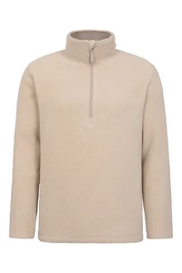 Ted Mens Half-Zip Sherpa Fleece