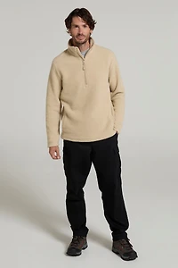 Ted Mens Half-Zip Sherpa Fleece