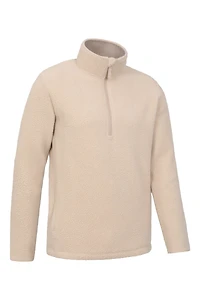 Ted Mens Half-Zip Sherpa Fleece