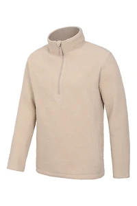 Ted Mens Half-Zip Sherpa Fleece