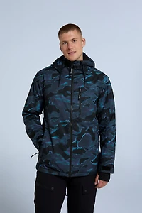 Laxx Mens Printed Snow Jacket