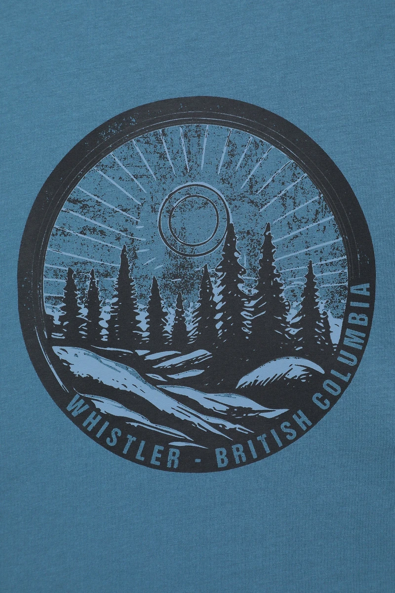 Whistler Mens Graphic Short Sleeve T-Shirt