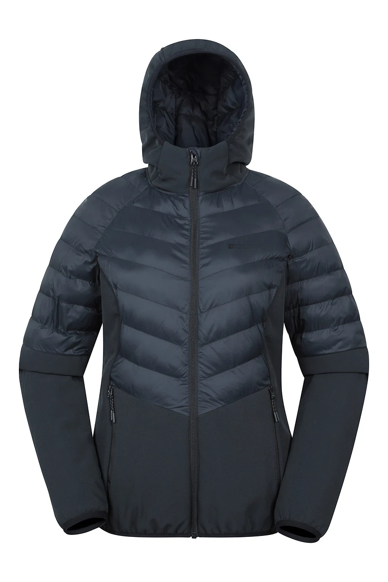 Agile Womens Hybrid Softshell Padded Jacket