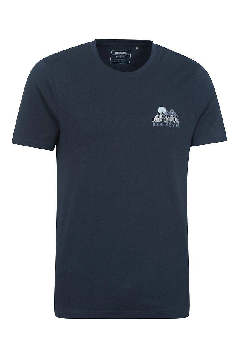 Ben Nevis Mens Graphic Short Sleeved T-Shirt