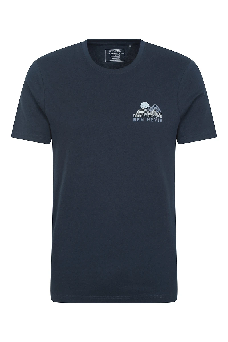 Ben Nevis Mens Graphic Short Sleeved T-Shirt