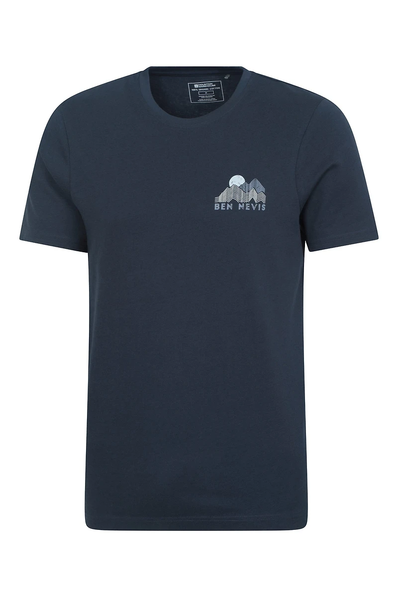 Ben Nevis Mens Graphic Short Sleeved T-Shirt