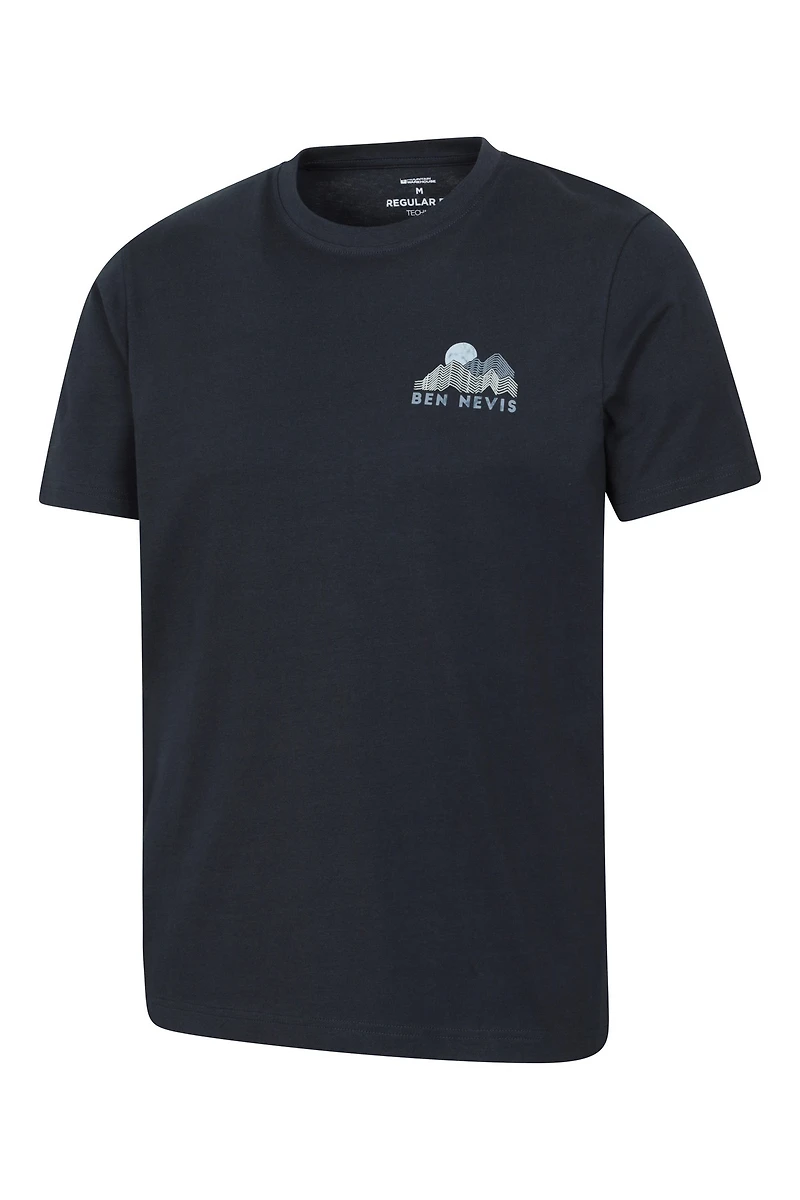 Ben Nevis Mens Graphic Short Sleeved T-Shirt