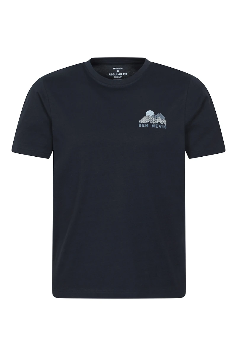 Ben Nevis Mens Graphic Short Sleeved T-Shirt