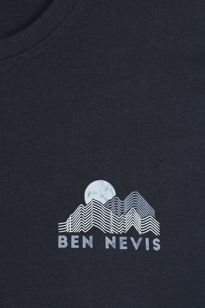 Ben Nevis Mens Graphic Short Sleeved T-Shirt