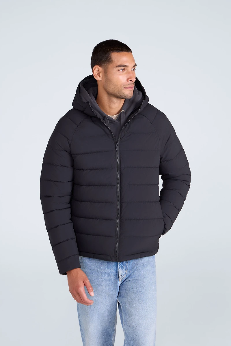 Light Cloud Cosi Hooded Mens Padded Jacket