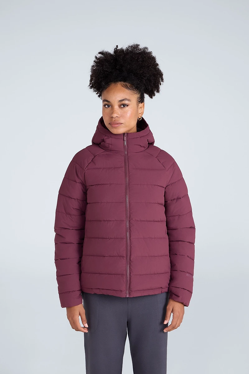 Light Cloud Cosi Hooded Womens Padded Jacket