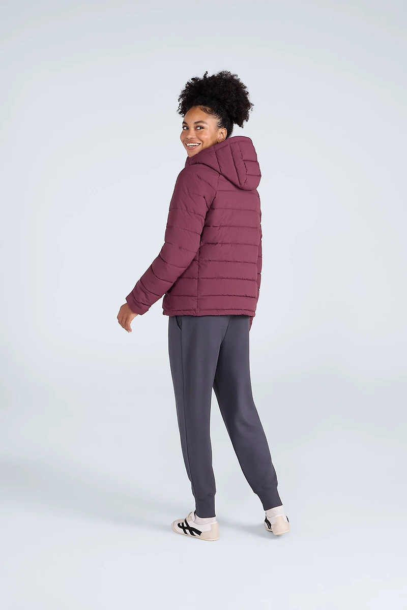 Light Cloud Cosi Hooded Womens Padded Jacket