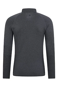 Ventina Mens Seamless Zip Neck Base Layer