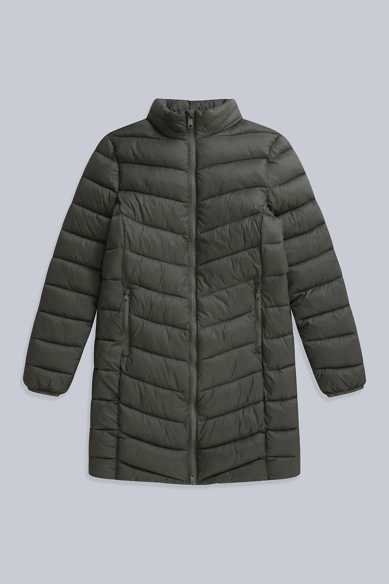 Frankie Womens Longline Padded Jacket