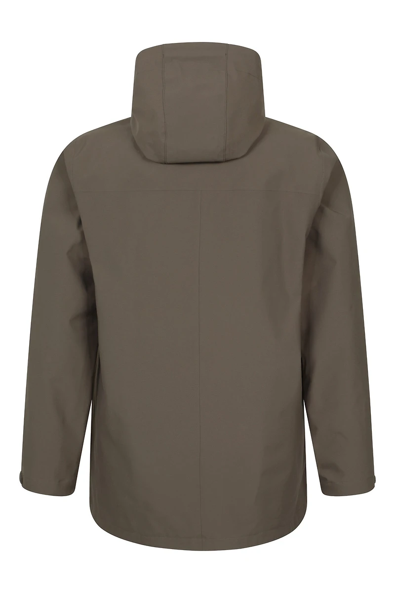 Foxtail Mens Waterproof Long Fleece Lined Jacket