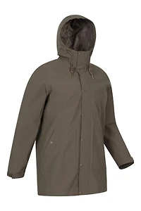 Foxtail Mens Waterproof Long Fleece Lined Jacket