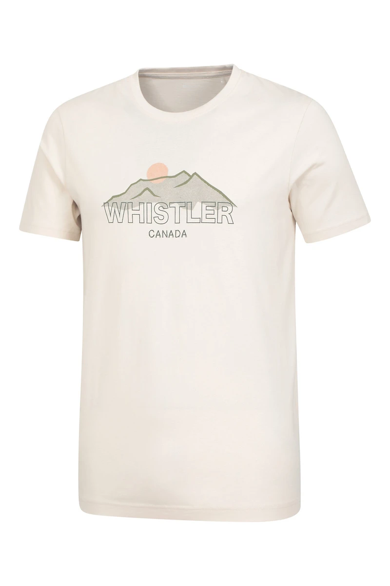 Whistler Mens Graphic Short Sleeve T-Shirt