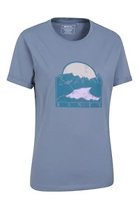 Banff Graphic Womens Relaxed Fit Short Sleeve Tee