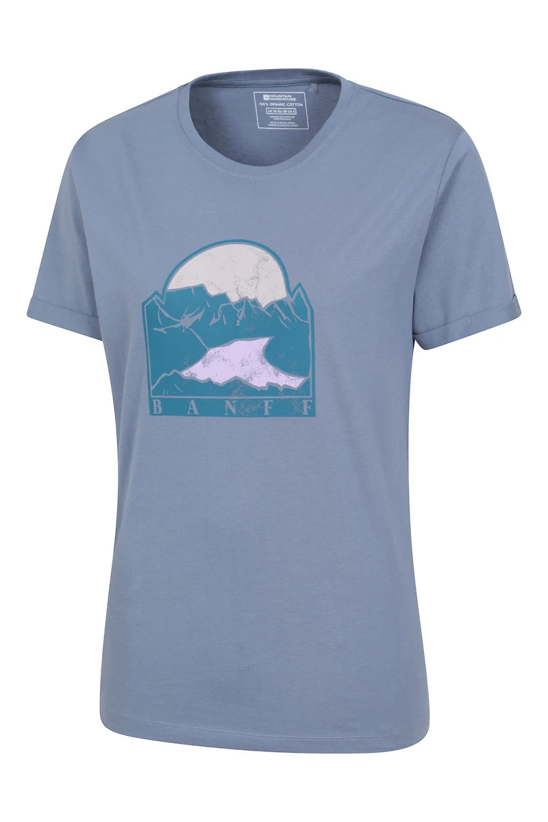 Banff Graphic Womens Relaxed Fit Short Sleeve Tee