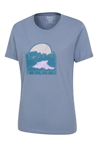 Banff Graphic Womens Relaxed Fit Short Sleeve Tee